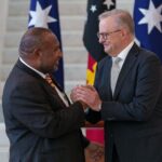 Anthony Albanese Instagram - Working with Papua New Guinea, we can build a more secure region and a better future for both our countries. Today, we marked an historic moment with Prime Minister Marape being the first Pacific island leader to address our Parliament. As close neighbours, friends and partners, there’s so much we can achieve together. Parliament House, Canberra