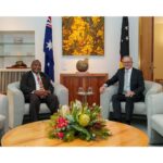 Anthony Albanese Instagram - Working with Papua New Guinea, we can build a more secure region and a better future for both our countries. Today, we marked an historic moment with Prime Minister Marape being the first Pacific island leader to address our Parliament. As close neighbours, friends and partners, there’s so much we can achieve together. Parliament House, Canberra