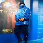Anthony Yarde Instagram - Launching tomorrow - This collab 🔵🔥 @adidasoriginals @moncler #MonclerAdidasOriginals
