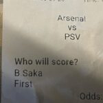 Anthony Yarde Instagram - 3-0 @arsenal at half time and my boy @bukayosaka87 wins me some money by scoring first 🤩 Emerates Stadium