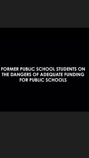Antoinette Lattouf Instagram - Former public school students speak out on the dangers of adequate funding for public schools.

Written by:
Mark Humphries & Antoinette Lattouf

Performed by:
Mark Humphries, Antoinette Lattouf, Jenna Owen and Amar Singh and Rupert Degas.

DOP/editor: Chloe Angelo