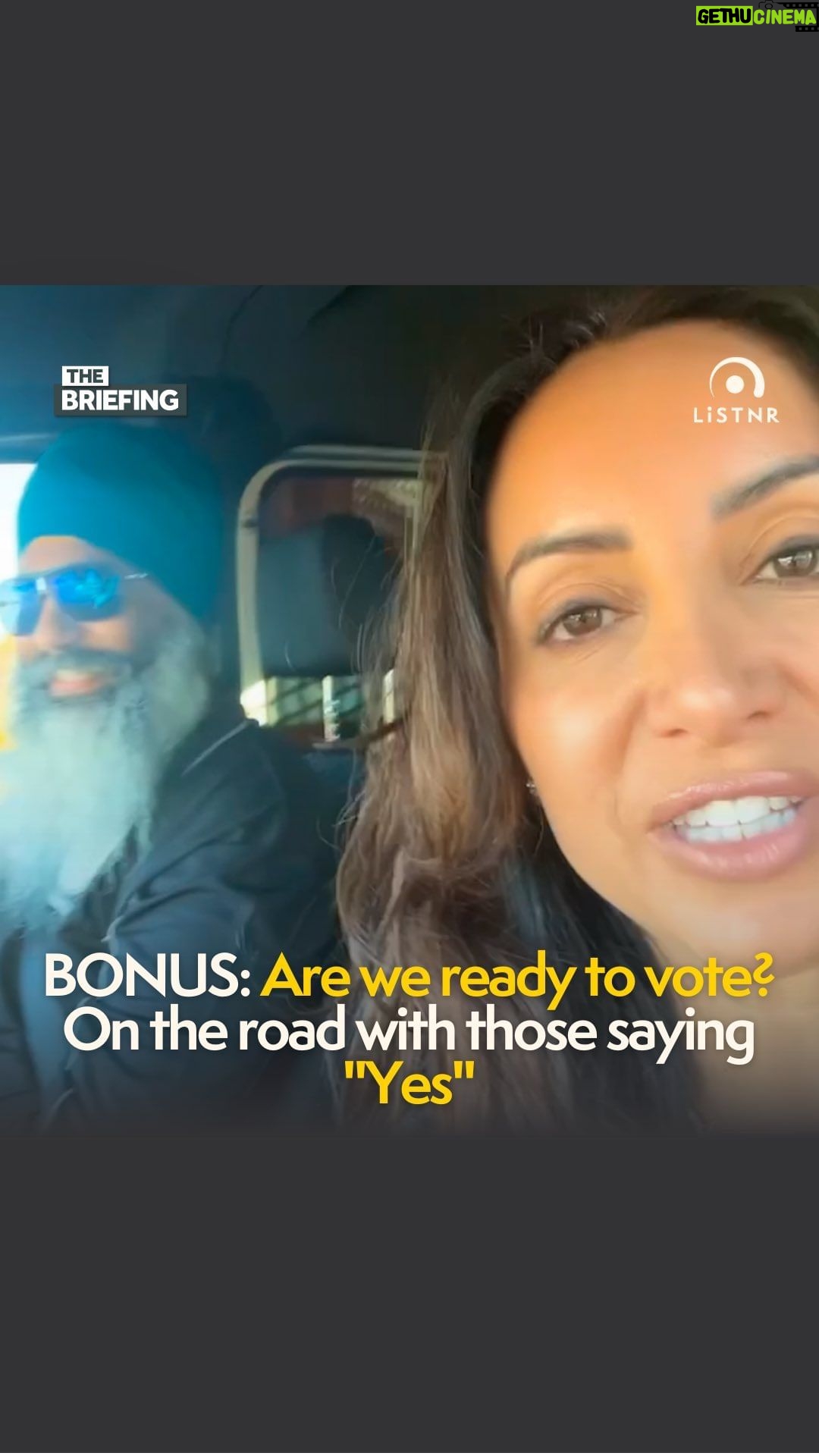 Antoinette Lattouf Instagram - @antoinette_lattouf live from the ‘Yes’ campaign road trip. 2023 Australian of The Year Local Hero and founder of Turbans 4 Australia, Amar Singh, is six weeks into his roadshow around Australia to promote the Voice. Amar is travelling around Australia to promote the Voice to Parliament to multicultural, culturally diverse, religious, and ethnic groups. In this episode of The Briefing, Antoinette Lattouf joins him for a leg to find out how his campaign is going. Listen to the latest episode of The Briefing now wherever you get your podcasts 🎧