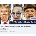 Antoinette Lattouf Instagram – More than 3/4 of Aussie say they’d refuse to help someone who strongly disagreed with their views. While we’re not quite as bad or as polarised as the US, we’re in danger of catching up.

I wrote some stuff about culture wars. And what I’ve learnt from saying less and listening more. Also head butting less.