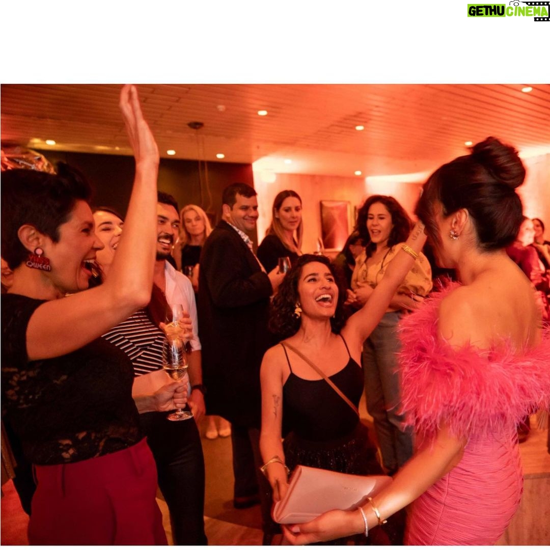 Antoinette Lattouf Instagram - A fright at 40! Hubby said “get dressed up for a fancy dinner with all your siblings” and instead he threw me the most epic party. Enjoy the double chin/catching flies pics. Ivy Penthouse