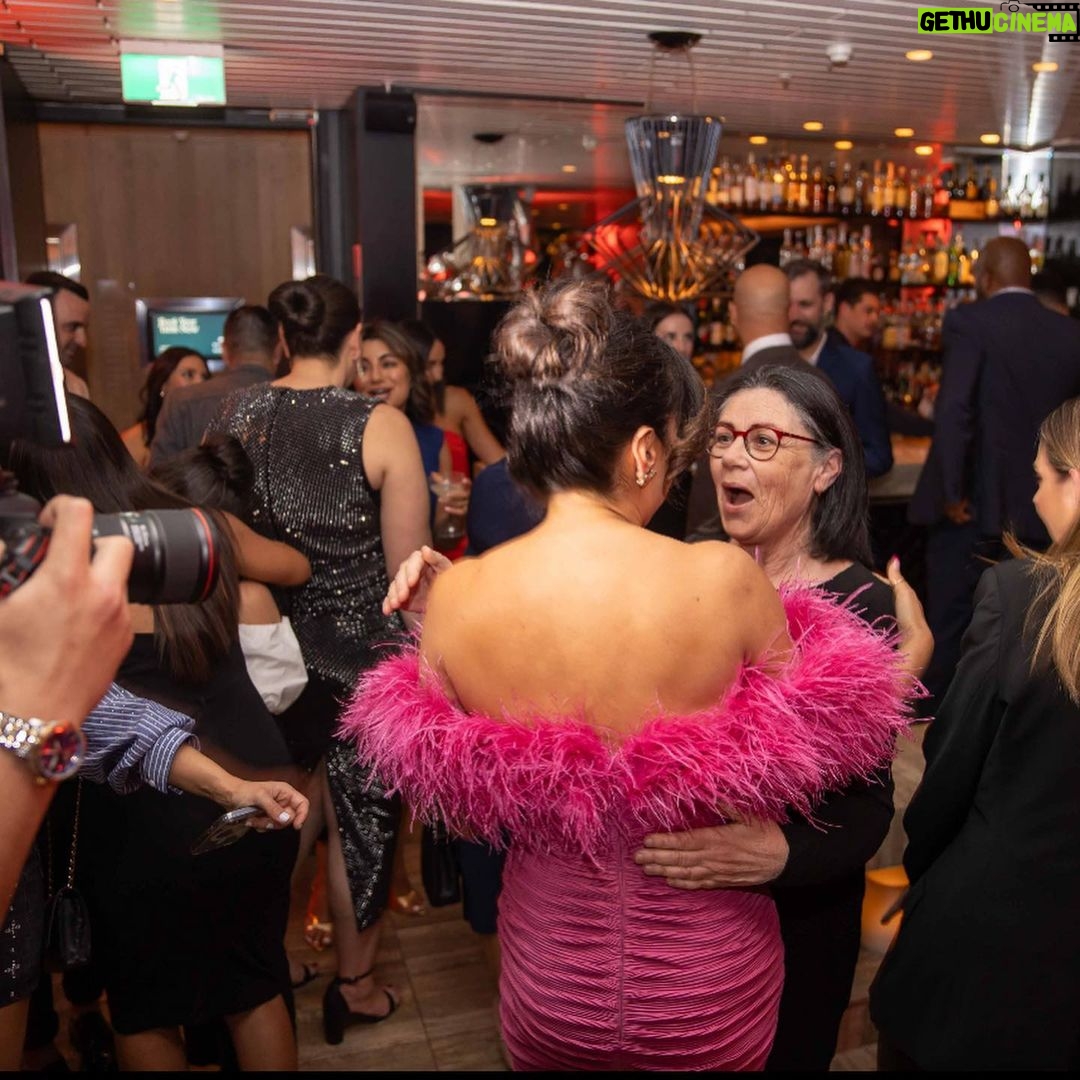 Antoinette Lattouf Instagram - A fright at 40! Hubby said “get dressed up for a fancy dinner with all your siblings” and instead he threw me the most epic party. Enjoy the double chin/catching flies pics. Ivy Penthouse
