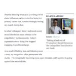 Antoinette Lattouf Instagram – More than 3/4 of Aussie say they’d refuse to help someone who strongly disagreed with their views. While we’re not quite as bad or as polarised as the US, we’re in danger of catching up.

I wrote some stuff about culture wars. And what I’ve learnt from saying less and listening more. Also head butting less.