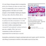 Antoinette Lattouf Instagram – More than 3/4 of Aussie say they’d refuse to help someone who strongly disagreed with their views. While we’re not quite as bad or as polarised as the US, we’re in danger of catching up.

I wrote some stuff about culture wars. And what I’ve learnt from saying less and listening more. Also head butting less.