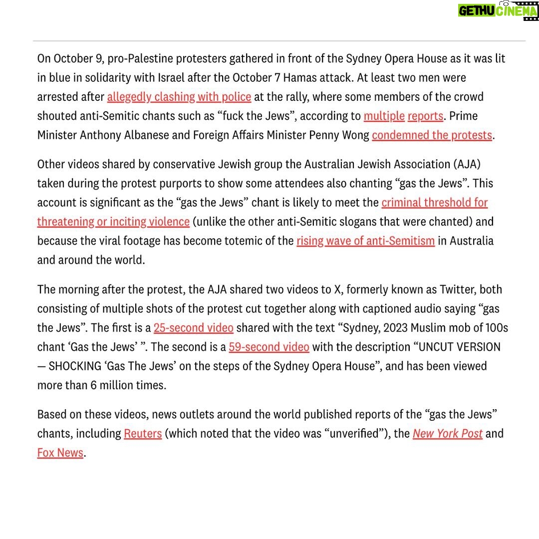 Antoinette Lattouf Instagram - Full @crikey.news article here that I wrote with @camwilsonreporter. Shoutout to @crosscheckapac @rmituniversity for its audio authentication work. **Content warning: this article contains mention of subjects some audiences may find distressing**
