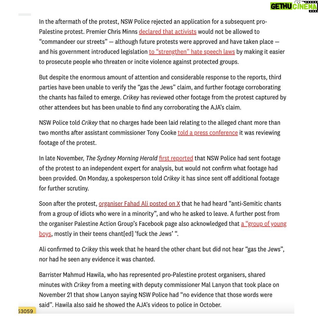 Antoinette Lattouf Instagram - Full @crikey.news article here that I wrote with @camwilsonreporter. Shoutout to @crosscheckapac @rmituniversity for its audio authentication work. **Content warning: this article contains mention of subjects some audiences may find distressing**