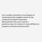 Antonio Dikele Distefano Instagram – ti odio perché io non ti andavo mai bene e il tuo bisogno di rimproverare l’hai scagliato contro la mia incapacità di sapermi esprimere. 
allora perché a me un po’ manchi? 
perché le cose che iniziano in modo difficile non possono continuare diversamente?