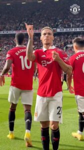 Antony Instagram - Thrills. Til. The. End 😳🔥♥️ #MUFC #ManUtd #Antony #PremierLeague #Reels Old Trafford