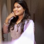 Anu Anand Instagram - 💜💜💜 PC: @evidencemaker 🤍🤍 Accessories : @new_ideas_fashions 🤍