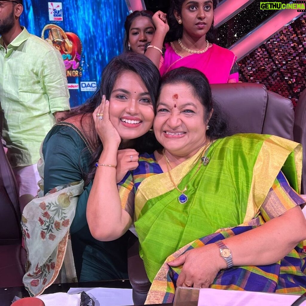 Anu Anand Instagram - Happiest birthday to you dear chithra ammaaa🥹😍❤❤ From then till now you have Allways given me Soo much of love and positivity ., lots of love to you chithra Amma., mwhaaa😘😘🤍🤍 @kschithra ❣ Chennai, India