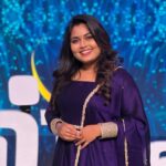 Anu Anand Instagram – On super singer junior 9 set!

Wearing: @_gina_couture 💜💜
📸 : @kumuthini_pandian Chennai, India