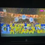 Anu Anand Instagram - What a match 😍😍😍 #cskforlife 💛💛💛 Chennai super kings ku periya whistel adinga!! ENGA THALA “DHONI” ku PERIYA WISHTEL ADINGAAAA!!!😍