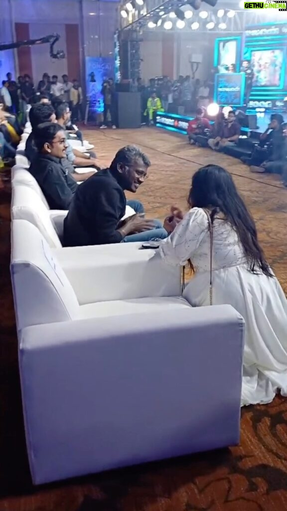 Anu Anand Instagram - Finally, I got to meet him! 😊😍 Anyone who has watched Super Singer Season 8 knows that I'm a huge fan of Maari Selvaraj Anna 😍, and now I have the incredible opportunity to have a conversation with him. It's truly a dream come true for me! Not only am I a fan of his directorial work, but I also admire his profound thoughts and ideas. From "Pariyerum Perumal" to "Maamanan," this man has brought about a revolution through his scripts. 🤍 And the best part is, he remembers my performance on Super Singer! 😍 @mariselvaraj84 Anna, I don't know if you'll see this or not, but I wanted to write this message filled with love and respect. Anna, I hope you continue to bless our industry with many more incredible movies, and I hope you continue to share numerous important messages that will make our society stronger. - ardent fan