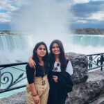 Anu Anand Instagram - Us ♥️♥️♥️♥️♥️!! My world , my everything 🌎 #family #myworld #sisterlove❤️ Nayagara Falls