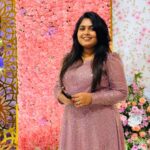 Anu Anand Instagram - Pinky pinkish!! 💗💗💗 Wearing : @_gina_couture 💗 Coimbatore, Tamil Nadu
