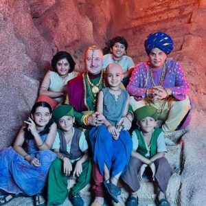 Anupam Kher Instagram - And it is #Wrap for #ChotaBheem movie! What a beautiful experience!! The children acting in the film are sensational. Got to learn so much from them about acting and spontaneity! Thank you director #RajivChilaka and the entire team for this joy ride! Love and prayers always. Till we meet again! Jai Ho! 😍🙏🙌 #GuruShambhu#Fantasy #Wrap #Film #MagicOfMovies