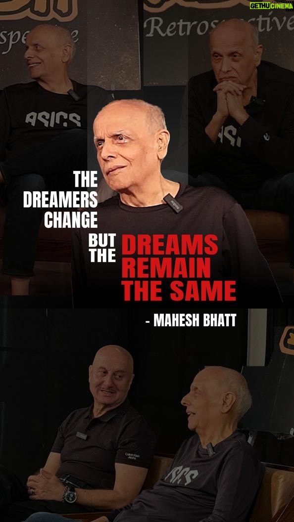 Anupam Kher Instagram - Thank you #BhattSaab for your love and appreciation for me and for our school @actorprepares. Your endorsement means the world to us. 🙏😍❤️ #SchoolForActors #MaheshBhatt Actor Prepares