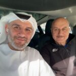 Anupam Kher Instagram - It was such an honor to meet and get to know Mr. @anupampkher up close, especially discussing the history of Bollywood, No one like Anupam Kher, can say about the history and creativity of Bollywood. ‌ #anupampkher #bollywood #movies ‌ ⠀ #actor #film #movie #actorslife #cinema #acting #movies #artist #director #theatre #actors #tv #drama ⠀ #Dubai #MyDubai #Uae #Aljanahi Dubai, United Arab Emirates