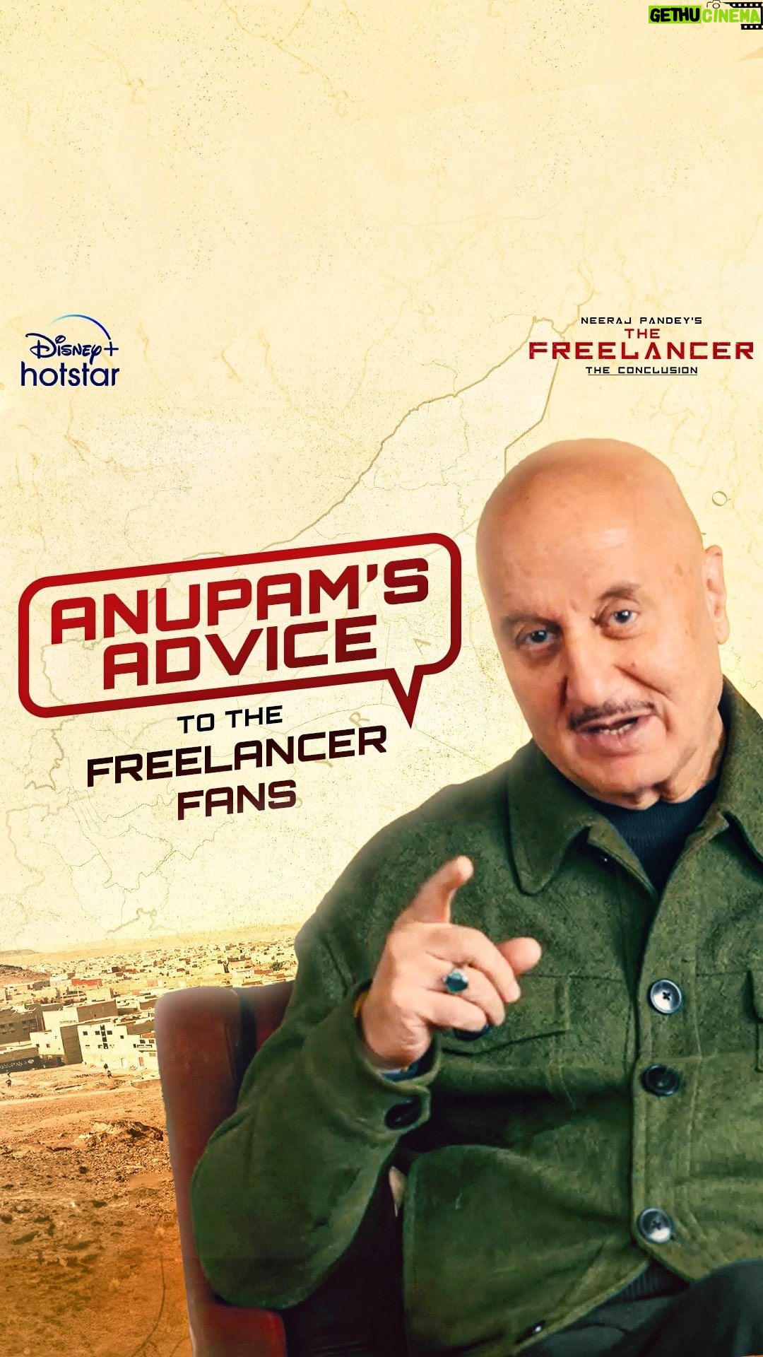 Anupam Kher Instagram - Your mission to witness the epic conclusion begins this 15th December! #HotstarSpecials #TheFreelancer - the conclusion. All episodes streaming from 15th December. #TheFreelancerOnHotstar @fridaystorytellers @neerajpofficial @bhav.dhulia @shitalbhatia_official @merainna @anupampkher @kashmiraofficial @officialsushantsingh @manjarifadnis @ayeshiraza @navneet.malik1 @sarahjanedias @highonkokken @balajigauri @arsgeeta @aakashdabhade8 @deepakgawade6 @devendradeshpande31 @kavipandit @arbaazalimoghul #JeremieVigot #SanjoyChowdhury @debasishmishr @ravipkachhawa @writish1 @shirish.thorat @palsanesudheer @arvindsinghbharat @tojoxavier @fal1804 @sukantpanigrahy @pravs_k @cbhuva @rajstudios @feedthewolfofficial @labyrinthcinematicsolutions