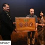 Anupam Kher Instagram - Shri Anupam Kher, noted Indian Film Industry actor, recipient of #PadmaShri and #PadmaBhushan, performed critically acclaimed play 'Kuch Bhi Ho Sakta Hai' for the Naval fraternity as part of ongoing #NavyWeek2023 celebrations on 05 Dec 2023. The inspiring play depicts a life-journey of highs and lows with the central message that hard work and determination can overcome all challenges. VAdm Dinesh K Tripathi #FOCINC #WNC was the Chief Guest for the event. #CinC thanked the celebrated actor for sharing his real-life ordeals that provide enduring lessons on how to overcome any challenge. #HarKaamDeshKeNaam Captain Mulla Nath Auditorium,navy Nagar Mumbai