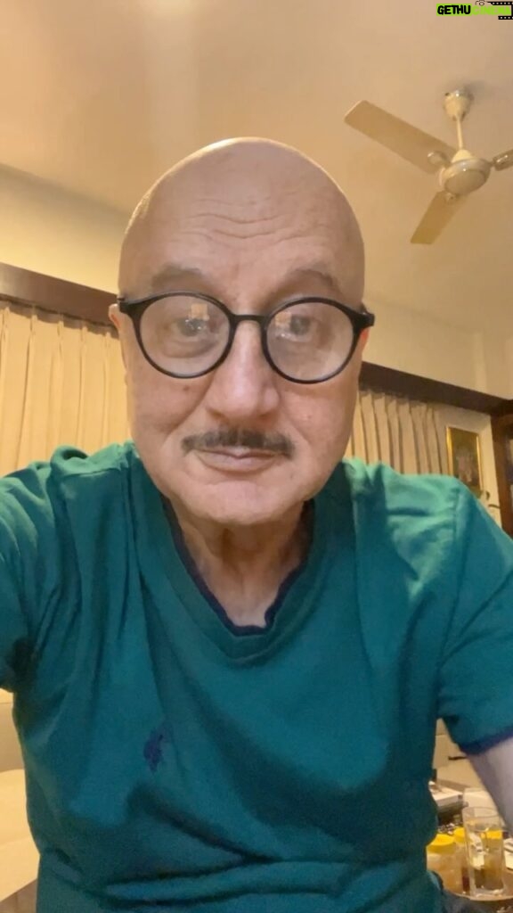 Anupam Kher Instagram - On public demand here is another comic reel!! 😂🤣😂