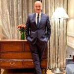 Anupam Kher Instagram - Suited up… And feeling unstoppable! :) Taj hotel, Gateway of india