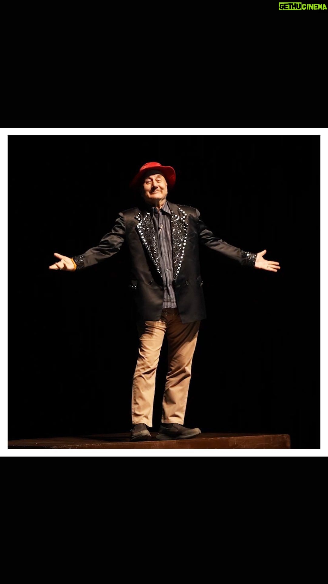 Anupam Kher Instagram - Last evening at the #NitaMukeshAmbaniCulturalCentre, we witnessed the deeply moving play, ‘Kuch Bhi Ho Sakta Hai’ by the veteran actor Anupam Kher. Directed by Feroz Abbas Khan, this inspiring two-act play at #TheGrandTheatre, made the audience laugh, cry and applaud as they journeyed through Anupam Kher’s life, from his humble beginnings in Shimla to the bright lights of Indian Cinema. Our heartfelt thanks to the incredible audience who made the show a sold-out success and joined us for this unforgettable experience at #TheGrandTheatre. #KuchBhiHoSaktaHai #KuchBhiHoSaktaHaiAtNMACC