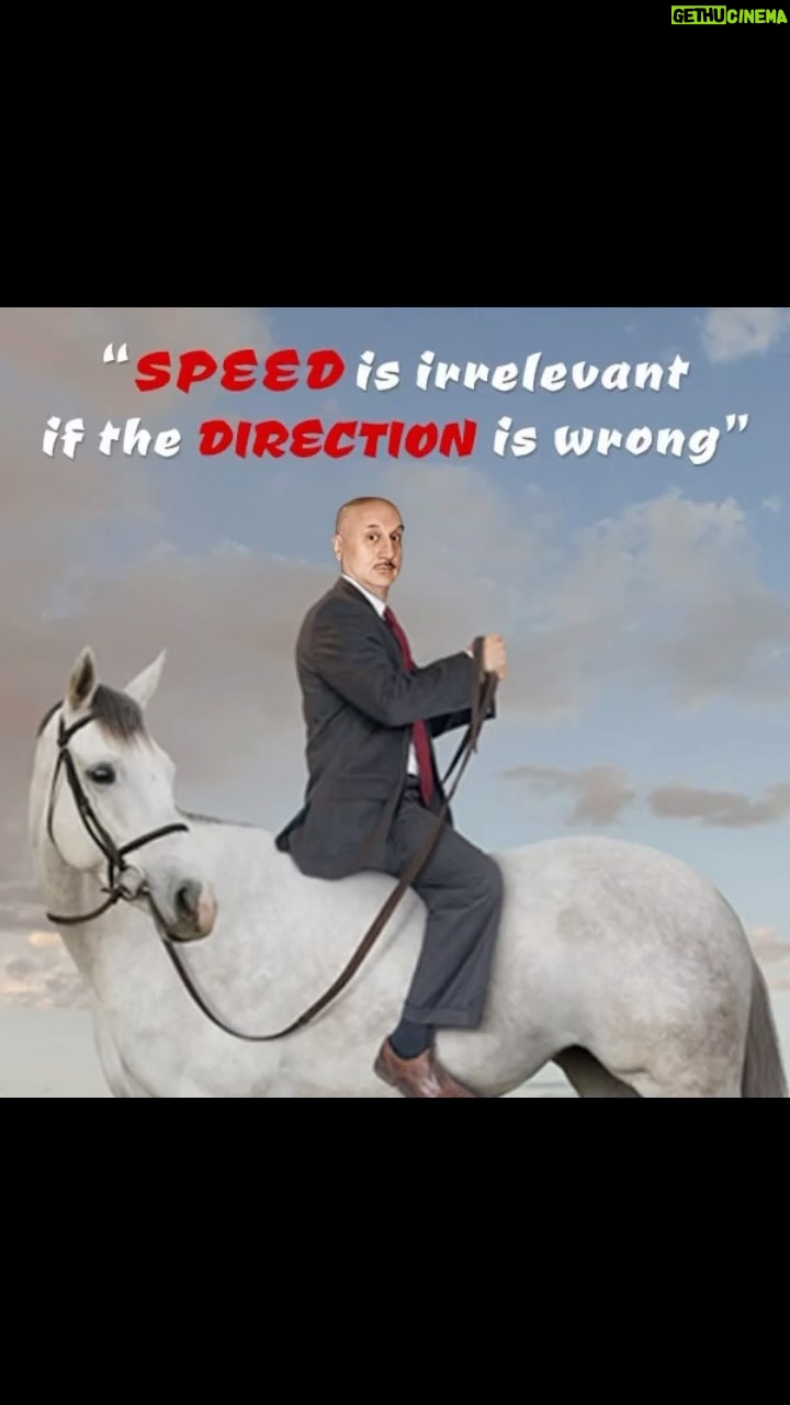 Anupam Kher Instagram - Truth!🤣 Hyderabad