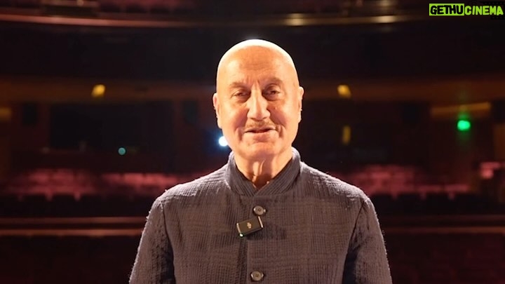 Anupam Kher Instagram - Get ready to witness the inspiring two-act play, ‘Kuch Bhi Ho Sakta Hai’ by Anupam Kher at #TheGrandTheatre as he takes you through his journey to success against all odds. Join us for this deeply moving portrayal of the prolific actor directed by Feroz Abbas Khan, today at 6:30 pm. #NitaMukeshAmbaniCulturalCentre #KuchBhiHoSaktaHai #KuchBhiHoSaktaHaiAtNMACC