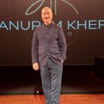 Anupam Kher Instagram - The feeling of entering the empty #GrandTheatre at @nmacc.india for the dress rehearsal of my autographical play #KuchBhiHoSaktaHai is surreal. I am excited and nervous- both! It is a #SOLDOUT show tomorrow! Om Namah Shivaye! Jai Ho! 🙏❤️🎭 #Theatre #Stage #Joy #OneManShow Nita Mukesh Ambani Cultural Centre