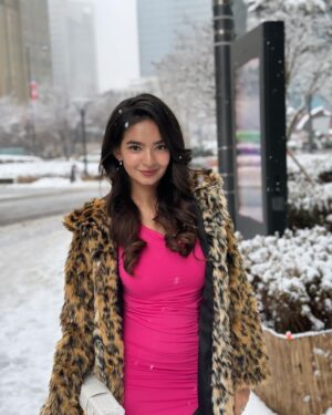 Anushka Sen Instagram - Sen In snowy Seoul 🇰🇷❄️⛄️