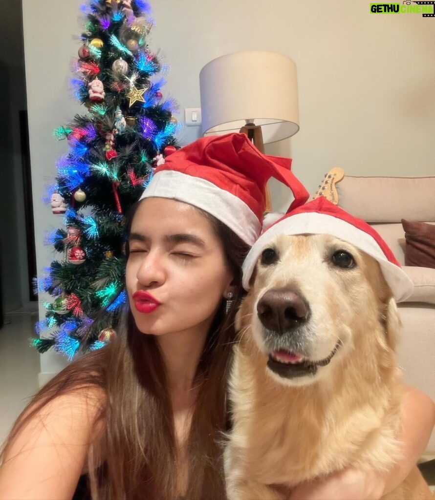 Anushka Sen Instagram - A Merry Christmas from Cindra and Me 🎅🤍🎀🧸🪄🎄