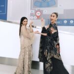 Anushka Sen Instagram - Music is a global language. Our song ‘Lasting Legacy’ got all of us together from around the world , for such an important cause. Thank you @unitednations @cop28uaeofficial for this opportunity. So glad to collaborate with such inspiring and talented people. So much passion in everybody, and such beautiful energies!!💜💜