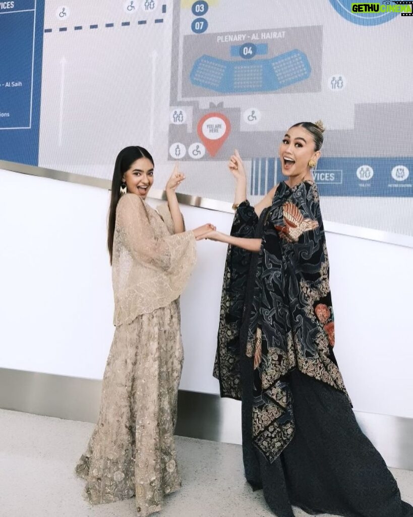 Anushka Sen Instagram - Music is a global language. Our song ‘Lasting Legacy’ got all of us together from around the world , for such an important cause. Thank you @unitednations @cop28uaeofficial for this opportunity. So glad to collaborate with such inspiring and talented people. So much passion in everybody, and such beautiful energies!!💜💜