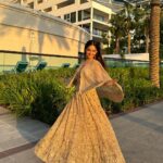 Anushka Sen Instagram - Lasting Legacy ✨ . Wearing @shyamalbhumika For @cop28uaeofficial @unitednations Hair @magictouchbyalinaadil Makeup by me :) Dubai, United Arab Emirates