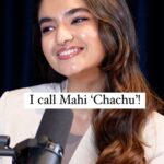 Anushka Sen Instagram - “It still feels like a dream, the first time I met Mahi! I remember the first day on set, when I was asked if I’d like to meet him. And when I met with him, we bonded over our Ranchi connection! And over the years, we’ve worked on several ads together and he’s been the best relationship guru to me! He treated me like a child, that’s why I call him Chachu! And he is my Chachu forever!” At the age of 8, the innocent face of Anushka Sen first hit our screens with the TV series Yahaan Main Ghar Ghar Kheli. From playing ‘Mishti’ then to now showcasing the ‘real’ Anushka, this 21-year-old is quite the sensation—being a global icon with a following of almost 40 million! Anushka wears many hats—an actor, a creator, a singer, but most importantly, the sweetest person you’ll meet. Easygoing and candid, she’s literally grown up in front of the audience and is now ill at ease with all the spotlights on her. Delve into a conversation where we talk shop – aka content creation — with her! Anushka talks to us about everything—from what a day in the life of a content creator looks like, to learning how to monetise content, and from tips for aspiring creators to body positivity, and lots more. The conversation is also sprinkled with anecdotes about working with her favourite cricketer, Mahendra Singh Dhoni, in almost 15 ads. As someone with so much influence at such a young age, Sen is someone you must watch out for! Aspiring creators, this episode is especially a must-watch for you. The episode is out now, link in bio! Mumbai, Maharashtra