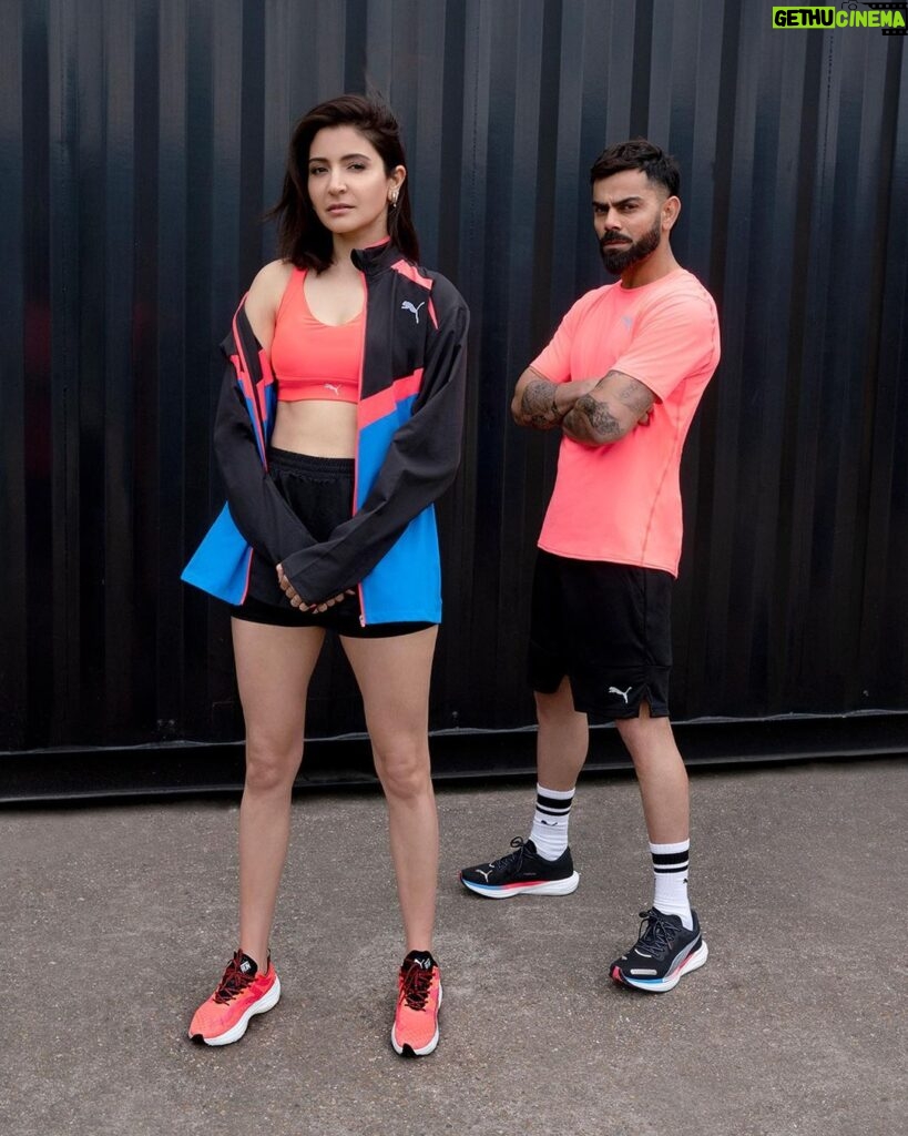 Anushka Sharma Instagram - Two PUMAs on the prowl 🏃🏻‍♂🏃🏻‍♀ @pumaindia Shop PUMA’s all-new range of NITRO running shoes ⚡ Available on PUMA.com, PUMA App & PUMA Stores. #FueledByNITRO