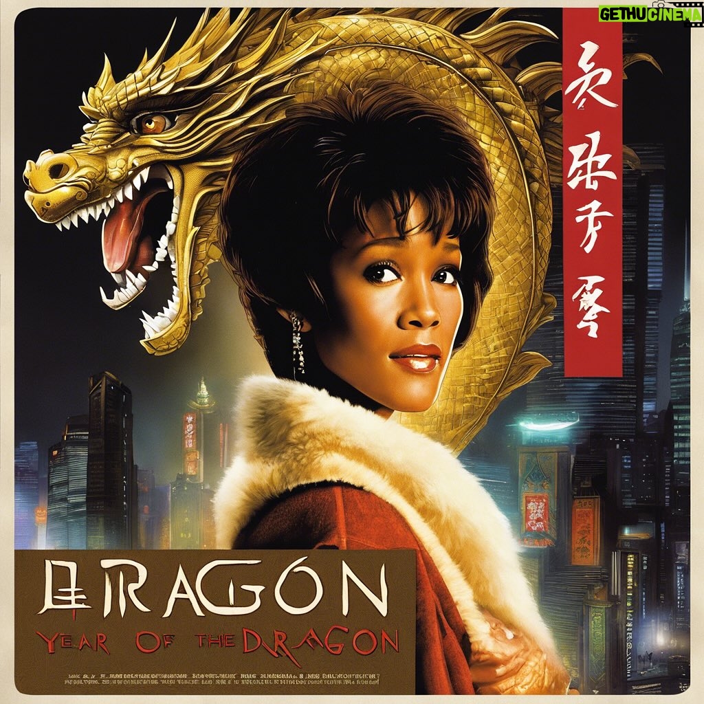 Ariel D. King Instagram - I Will Always Love You @whitneyhouston AI Art by Ariel #yearofthedragon #whitneyhouston #chatgpt #synthwave #80saesthetic #synthwaveaesthetic