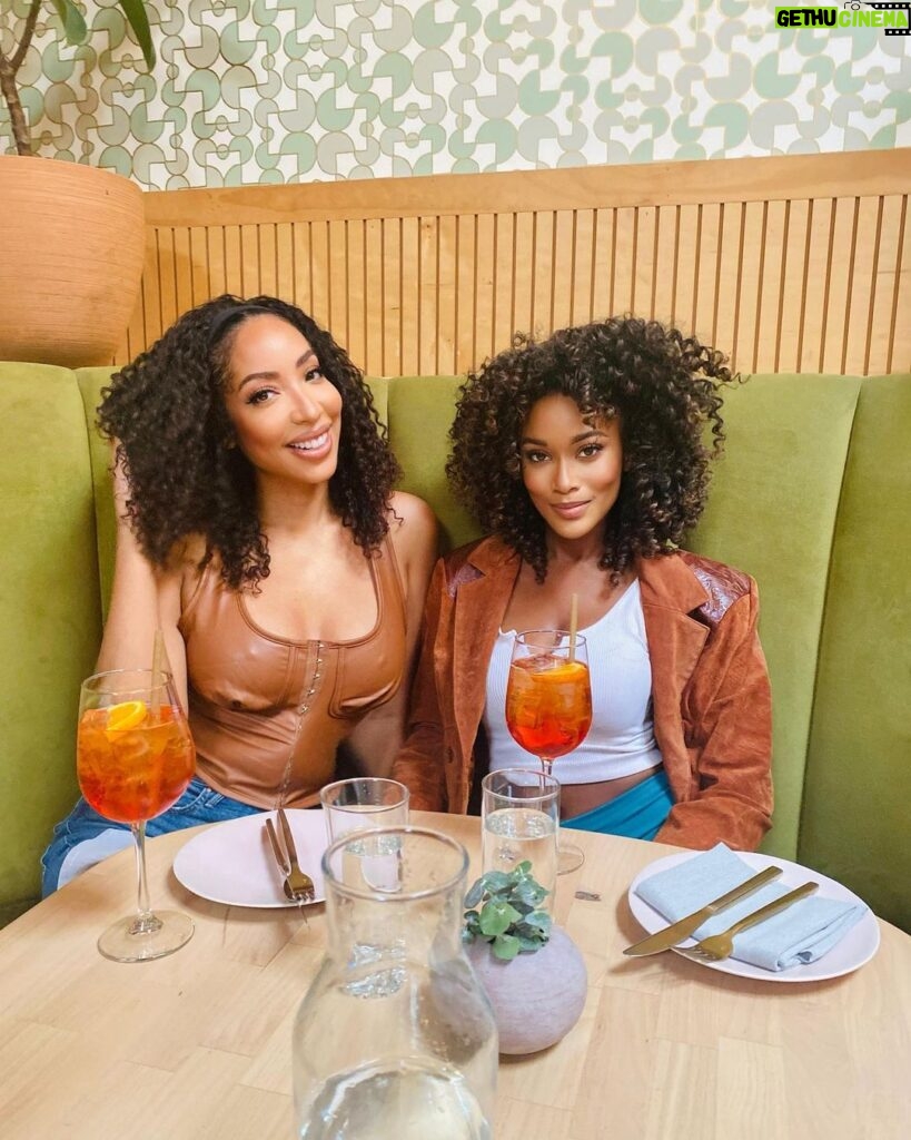 Ariel D. King Instagram - Today ✨ me and the lovely sis Dorcas! @atriumlosfeliz 😁😁🌸 can’t wait to post a little reel! Love this place! Girls night, date night or meeting approved!