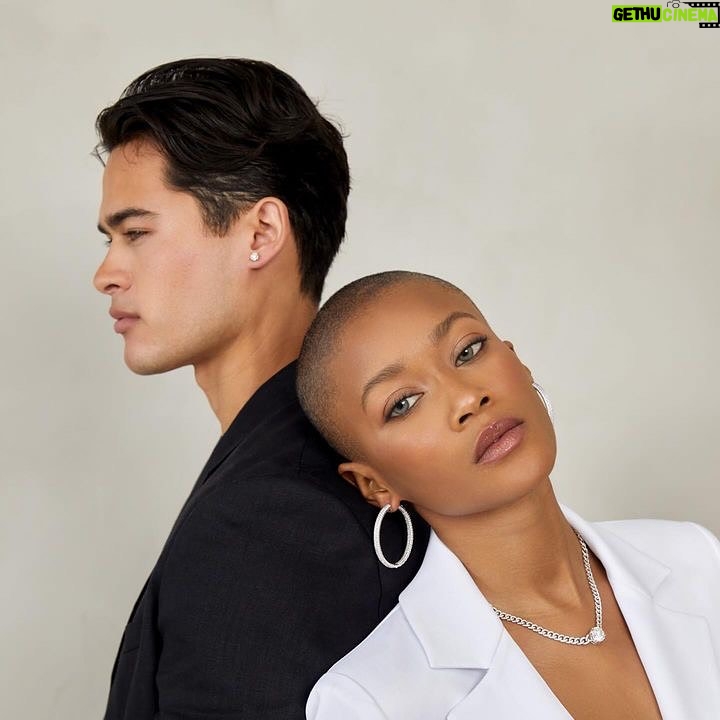Ariel D. King Instagram - @bonylevy making it really hard to resist the urge to shave my head again @nordstrom @sabinebezzm @sarahshenphoto @sadelcreative @azeno @magdalenaayon @noahsteinbuch @cesdmodelsla #diamond #jewelry #diamondjewelry #whitegold #luxury