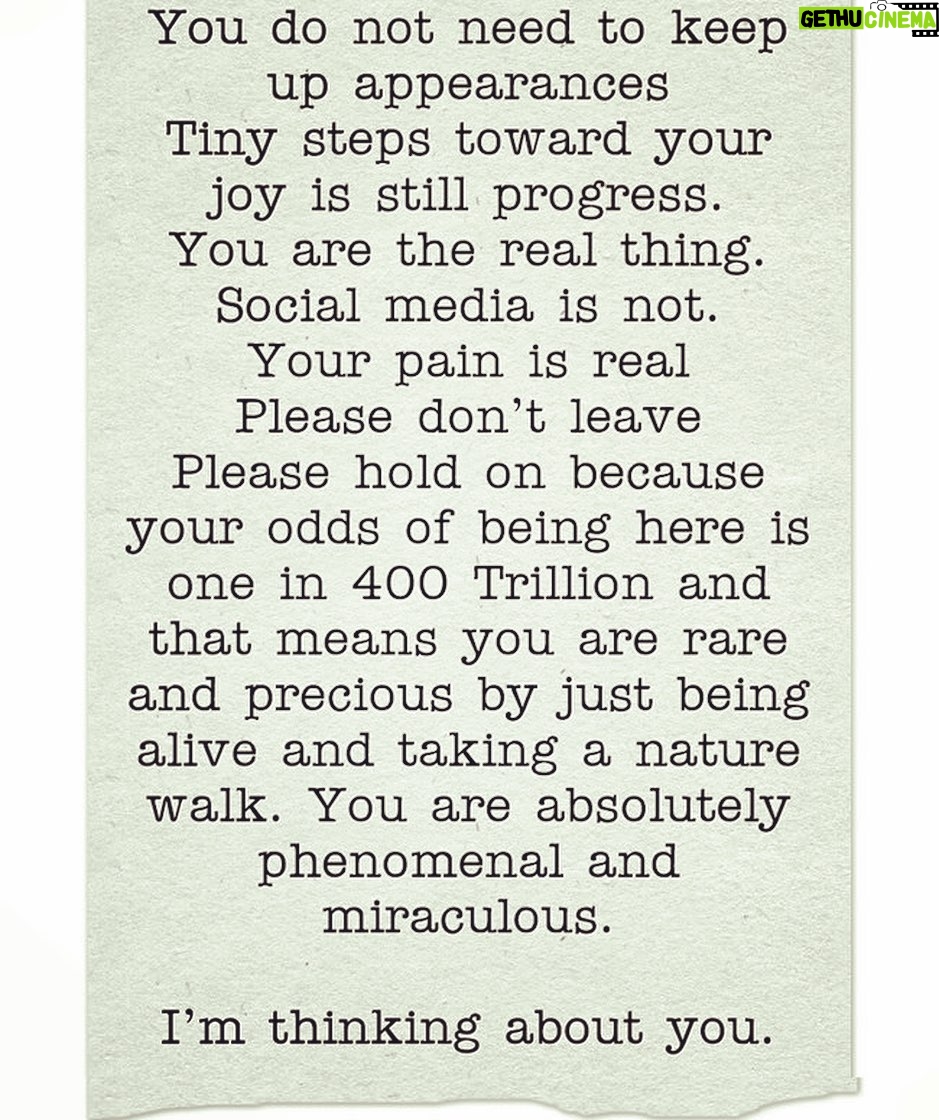 Ariel D. King - 636 Likes - But did I use your correctly? π
Darkness has been trying to close in on me from all directions. And to darkness I say, you picked the right light. Much love. Beam me up, Scotty.
#mentalhealth #peace #suicideprevention #suicideawarness #cleanup #love #kindnessmatters #help #helpingothers