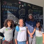 Ariel D. King Instagram – I’m having a blast serving, volunteering and learning!!! Thank you @hollywoodfoodco for having us @caclimateaction fellows! @mattpearson1 @pibautista