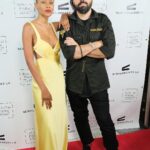 Ariel D. King Instagram - Festival fun @nfmla @mathesenphoto shot on the @fujifilmx_us 📸 @godox_global 💡 Valerine Again! @theelephantmanband 🙏 with Director @vonjako enjoying festivals during the strike at @nfmla #independentfilm #nfmla #fujifilm 👗 @bcbgmaxazria necklace @katelova Los Angeles, California