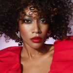 Ariel D. King Instagram - ✨Great work from this team below. Hello 80s! 📻 @ylvaerevall @thesecretgardenloft @polishedbyamber @robertsteinkenhair @viva_stylehouse @irismoreaumakeup @deborah_malouf_jewelry #80saesthetic #redlips #bighair