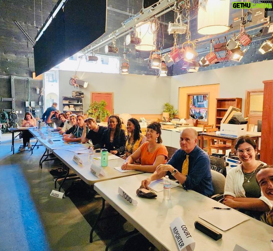 Ariel D. King Instagram - Welcome to Kouzoucas and Associates! ☝️#pilot #tableread Train and Gain! @uscsitcom @usccinema