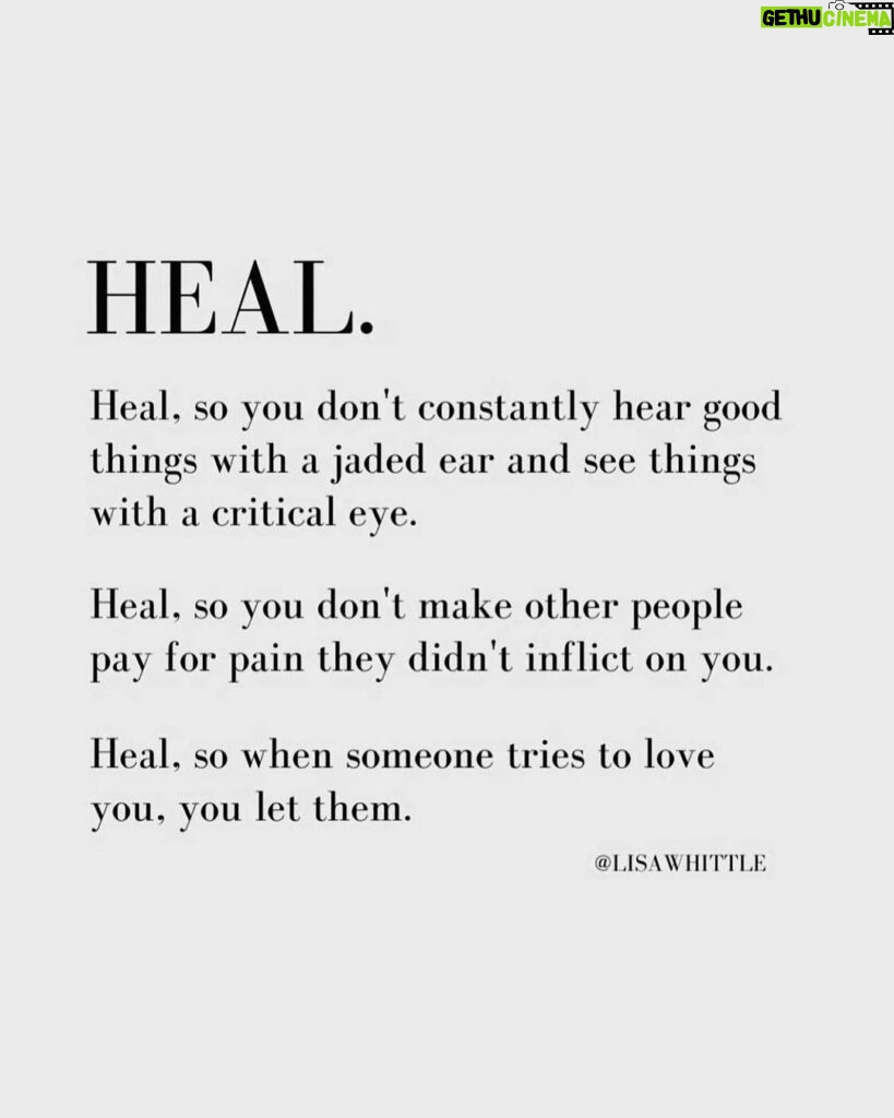 Ariel Winter Instagram - This really got me in the feels. As someone who has been in therapy for almost 10 years, healing has always been my goal— but it is NOT an easy journey. It’s hard to remind myself, especially in the critical, defining moments that not everyone is out to hurt me and there are people who CAN be trusted. There ARE genuinely good people as well as genuinely bad. “Heal, so you don’t make other people pay for pain they didn’t inflict on you.” That sentence felt like a punch to the stomach. I struggle with this more than anything and it causes a strain on my soul & the people I love that show me so much support & love & patience. I made this my background so every time I go to open my phone, I read this again. I am surrounded by love now, yet my inner child still screams out that it’s not possible and that I need to stay guarded to protect myself from the *perceived* inevitable pain and disappointment. I am not a particularly vulnerable person, but I am working on it and I KNOW many, many others are struggling too. I know this is probably a VERY random post to see on my page, but I wanted to share before I told myself not to. I am proud of my progress and not ashamed that I go to therapy or take medication or suffer from trauma (we all do in some way) because I’m HEALING, regardless of how long it takes. I am sending a hug to everyone who sees this, struggling or not. I deserve to trust and be loved and respected, and so do you. Just because we may not have been shown that at some point in our lives doesn’t make it untrue. It’s hard work to remember this, but crucial to the soul to do our best. I know I’ll forget and have to start again, but I WANT to heal and I’m trying. That’s all it takes. 🖤🤍🖤🤍 Adding onto the last sentence, heal, so when someone tries to love you, you let them *because you love yourself (or are trying to).* P.S. Xristos Anesti for all my 🇬🇷🤍 #healing