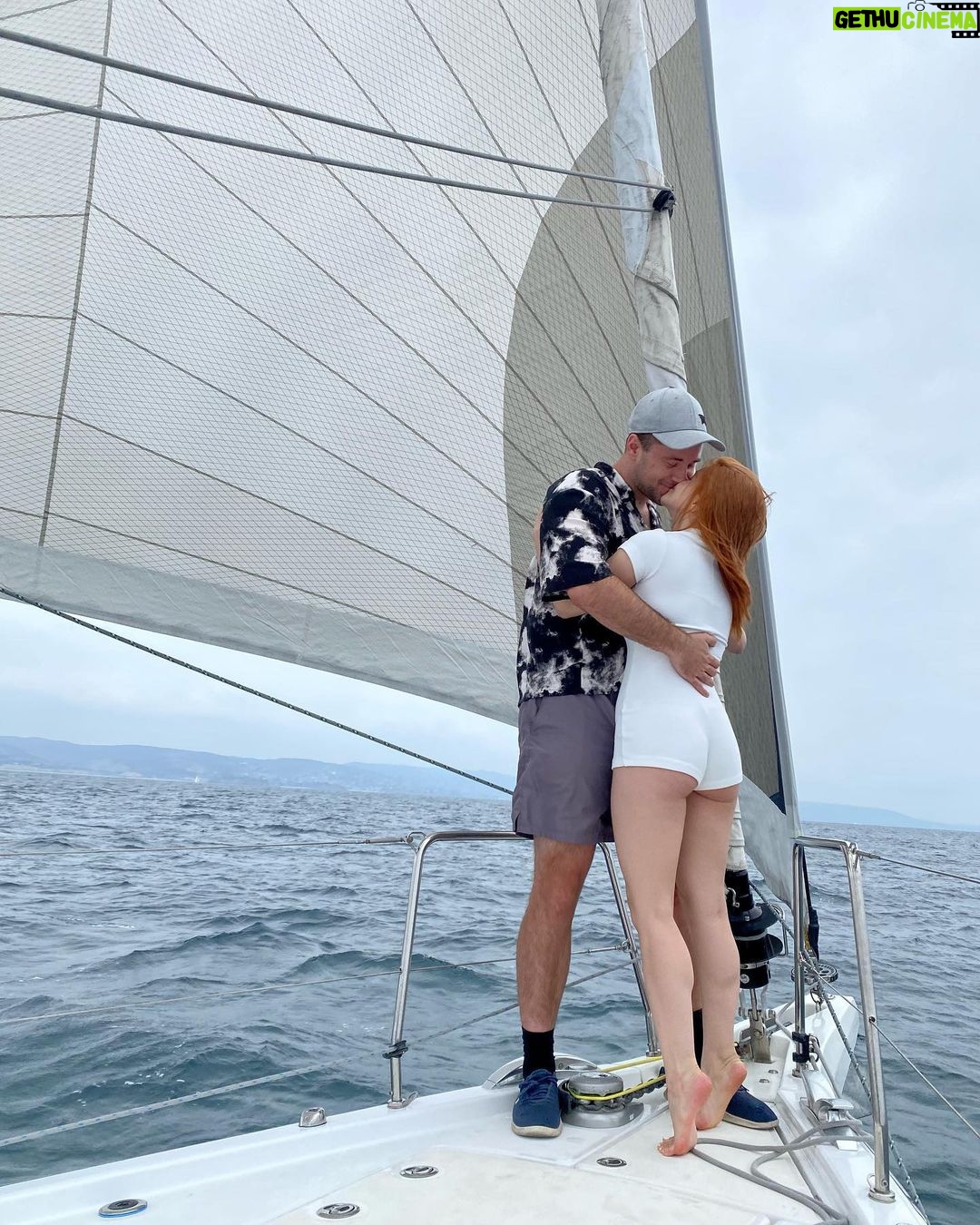 Ariel Winter Instagram - Happy birthday my love! 27 looks good on you😍 You are such a wonderful man and I am beyond grateful we get to do life together. So excited for this new chapter with you poots🥹❤️Thank you for being the extra special man + dog dad you are. We love you more than you know! 🎶lucky to be in love with my best friend🎶💞 @labenward